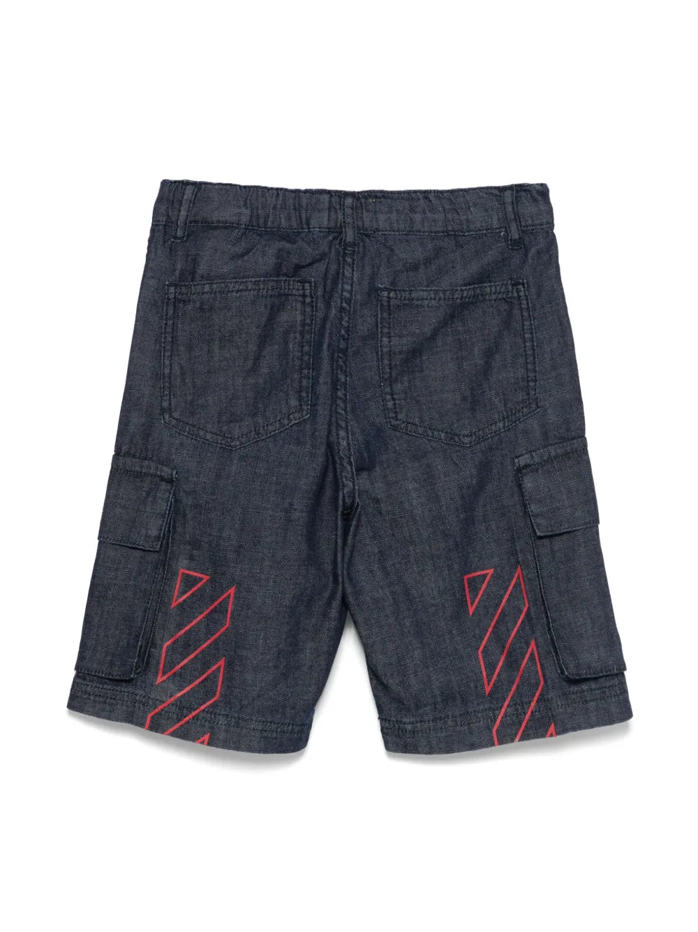 BOOKISH DIAG DENIM CARGOSHORT DARK BLUE