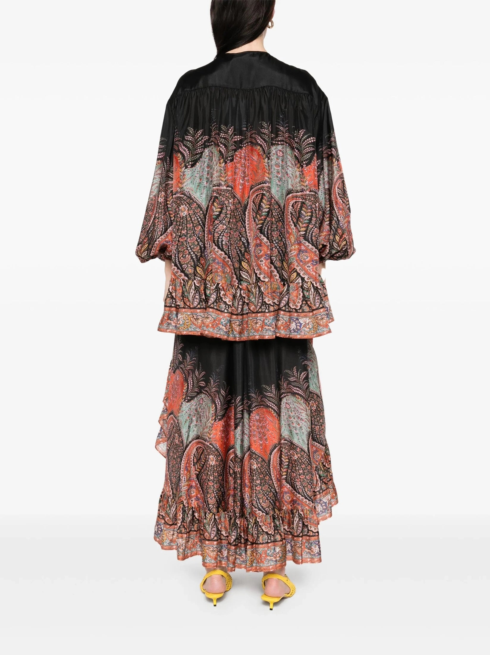 Rhiannon ruffle billow blouse