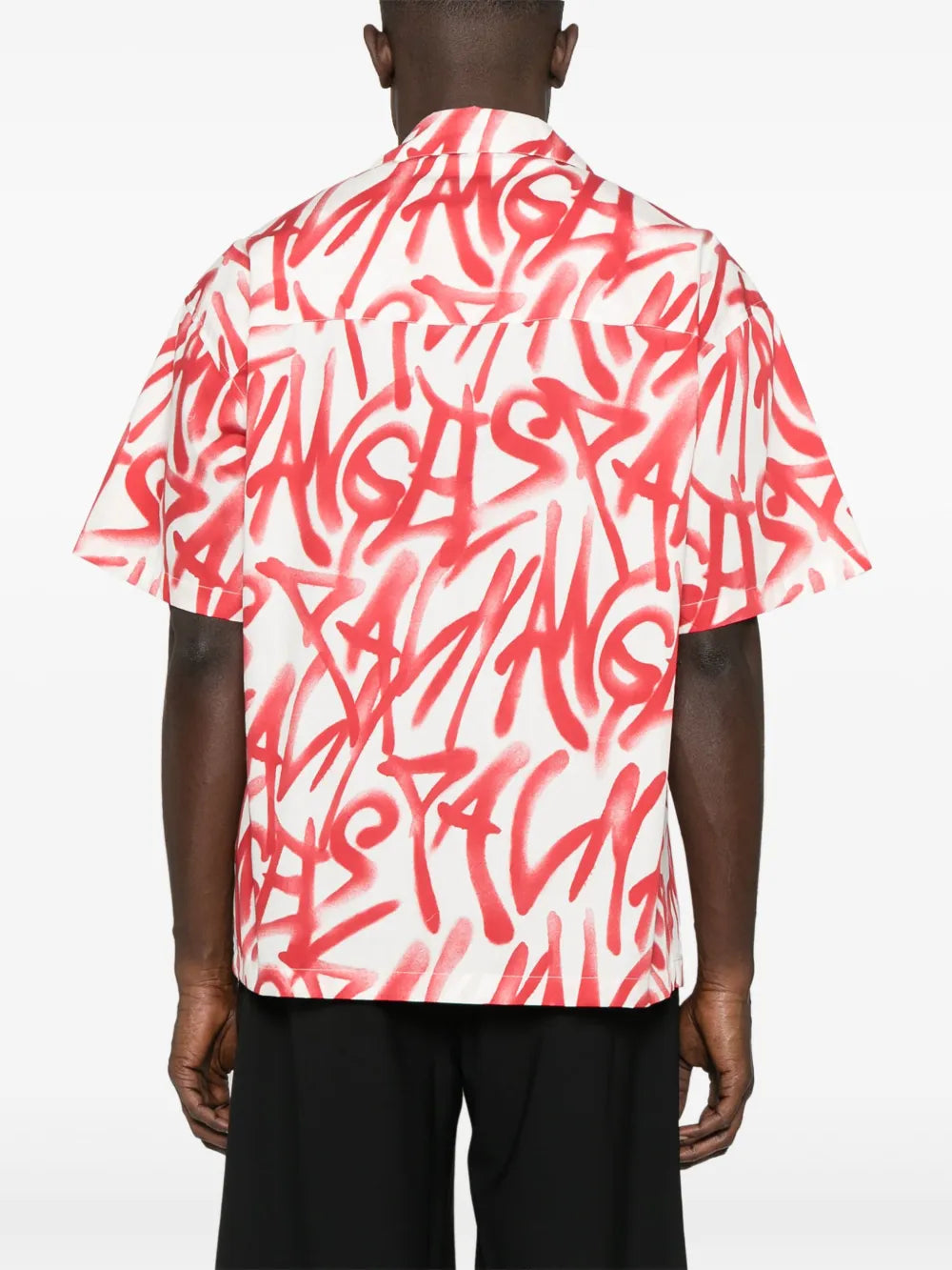 GRAFFITI BOWLING SHIRT SS OFF WHITE RE