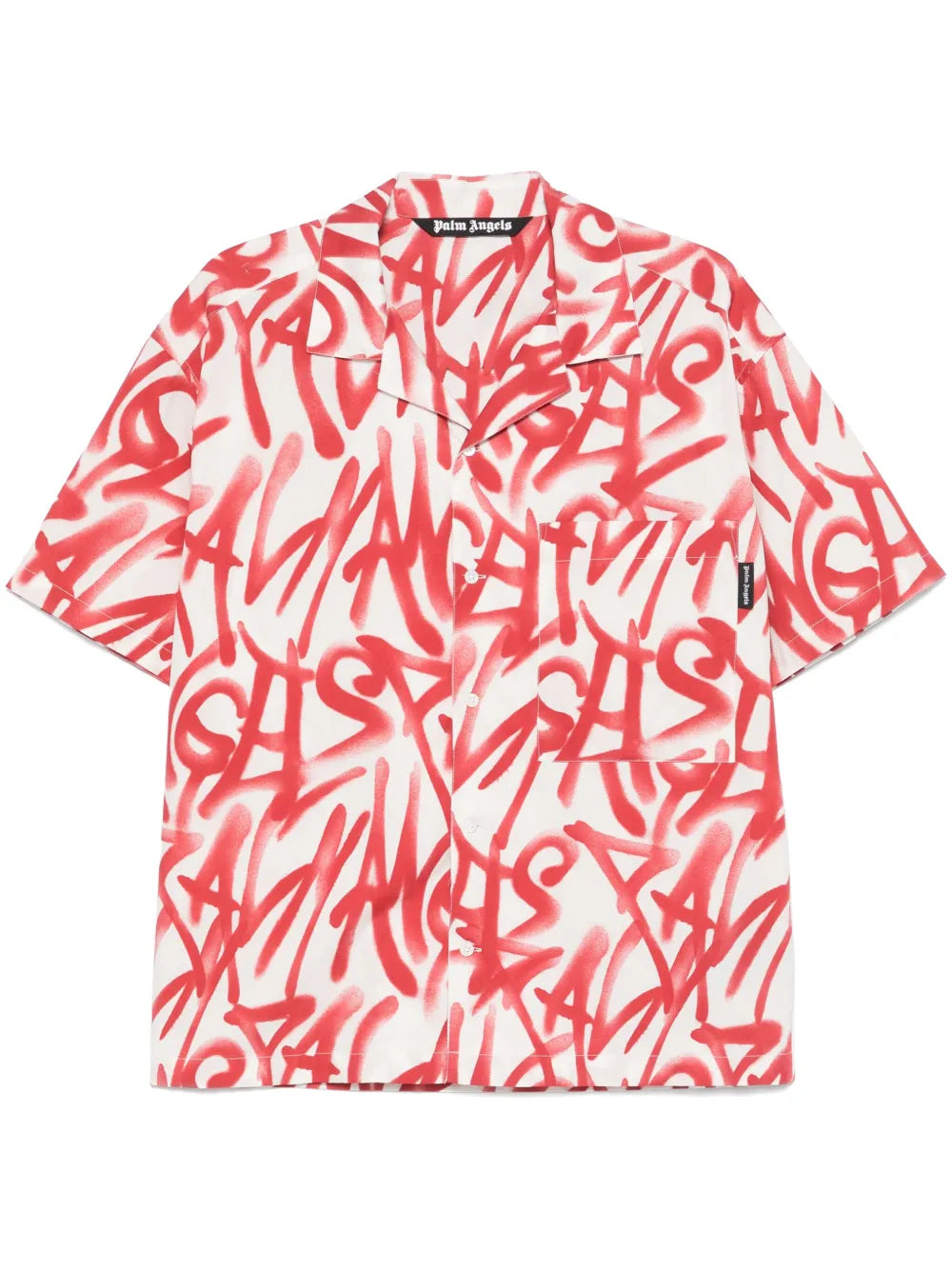 GRAFFITI BOWLING SHIRT SS OFF WHITE RE