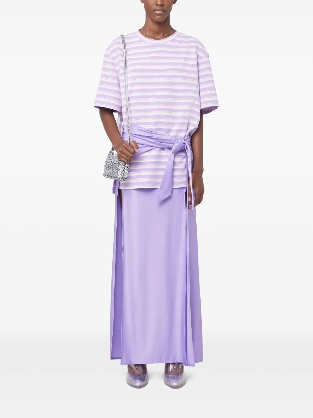 Rabanne jersey maxi skirt