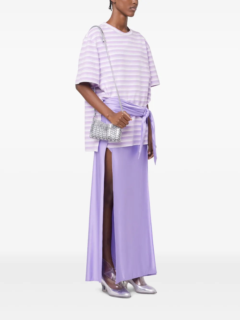 Rabanne jersey maxi skirt