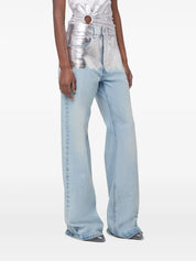 Rabanne metallic detailing jeans