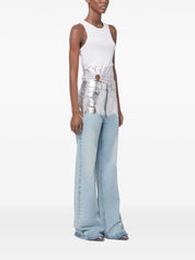 Rabanne metallic detailing jeans