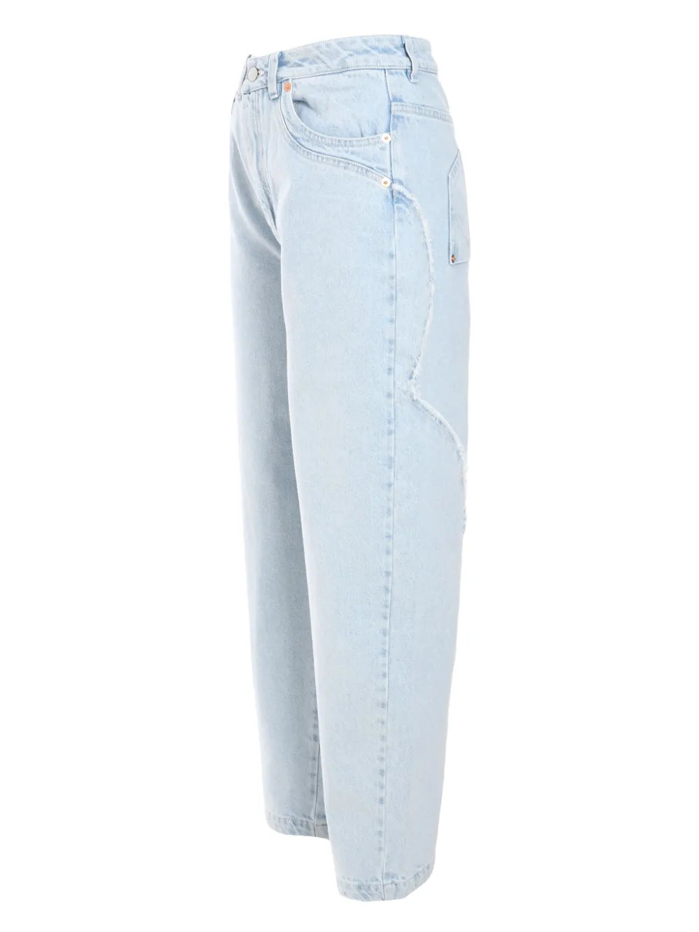 LORENZA LIGHT BLUE DENIM TROUSERS