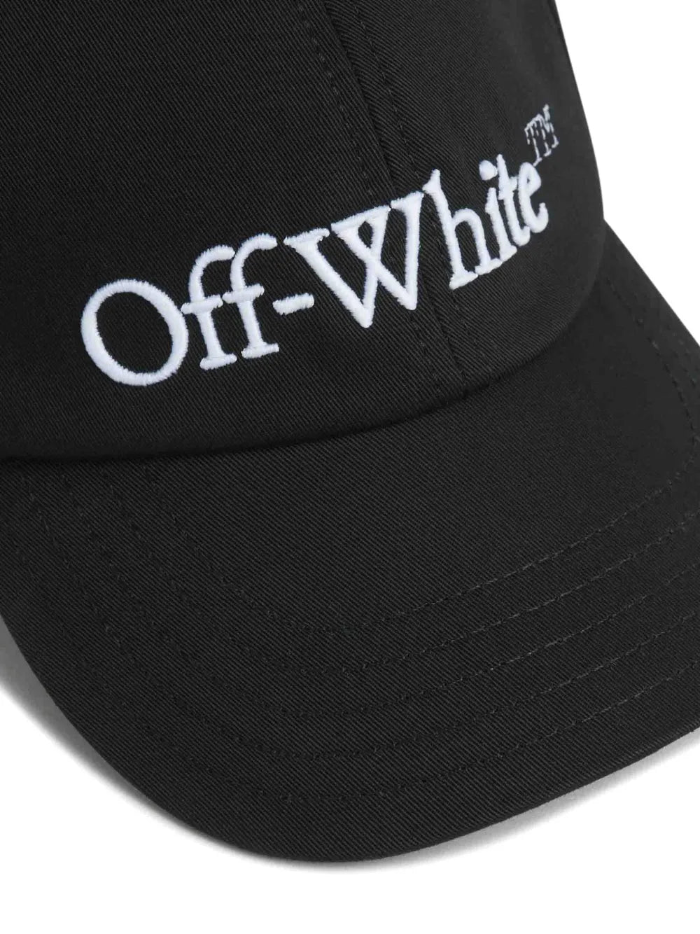 DRILL BOOKISH BASEBALL CAP BLACK WHITE