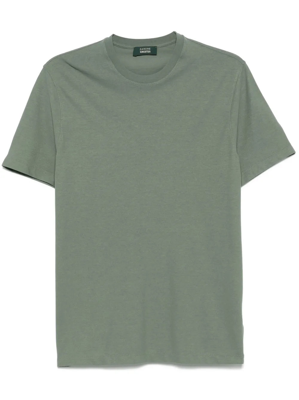 Zanone Cotton T-shirt – Fern Green