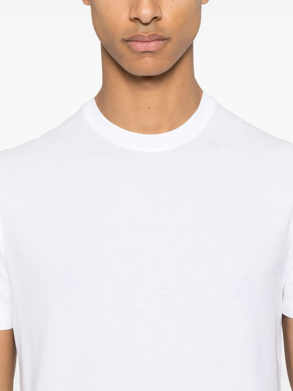 Zanone Cotton T-shirt – Navy Blue