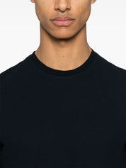 Zanone Cotton T-shirt – Navy Blue