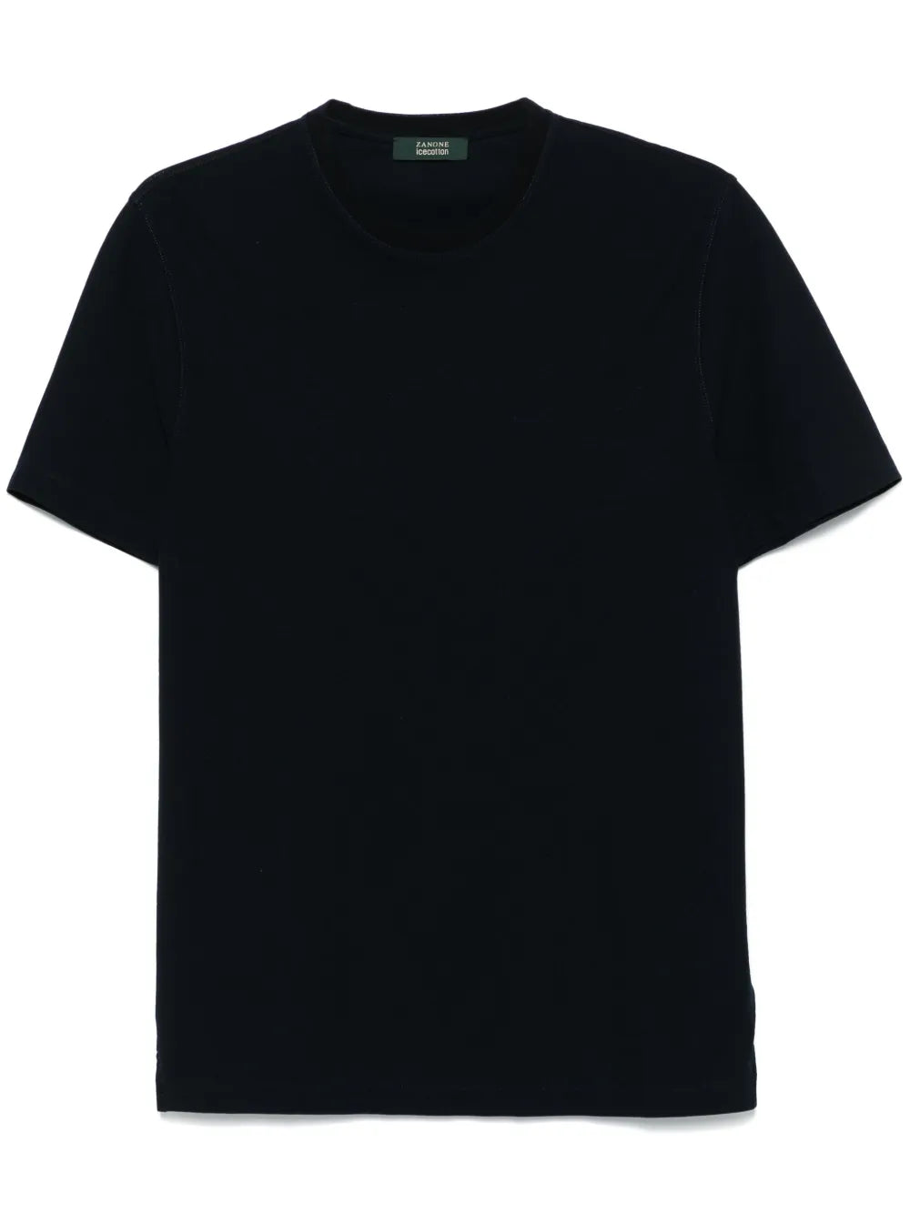 Zanone Cotton T-shirt – Navy Blue