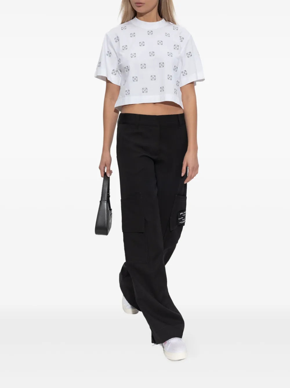 LUREX LITTLE ARROWS CROP TEE