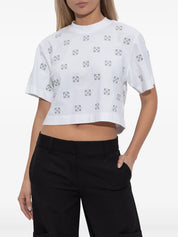 LUREX LITTLE ARROWS CROP TEE