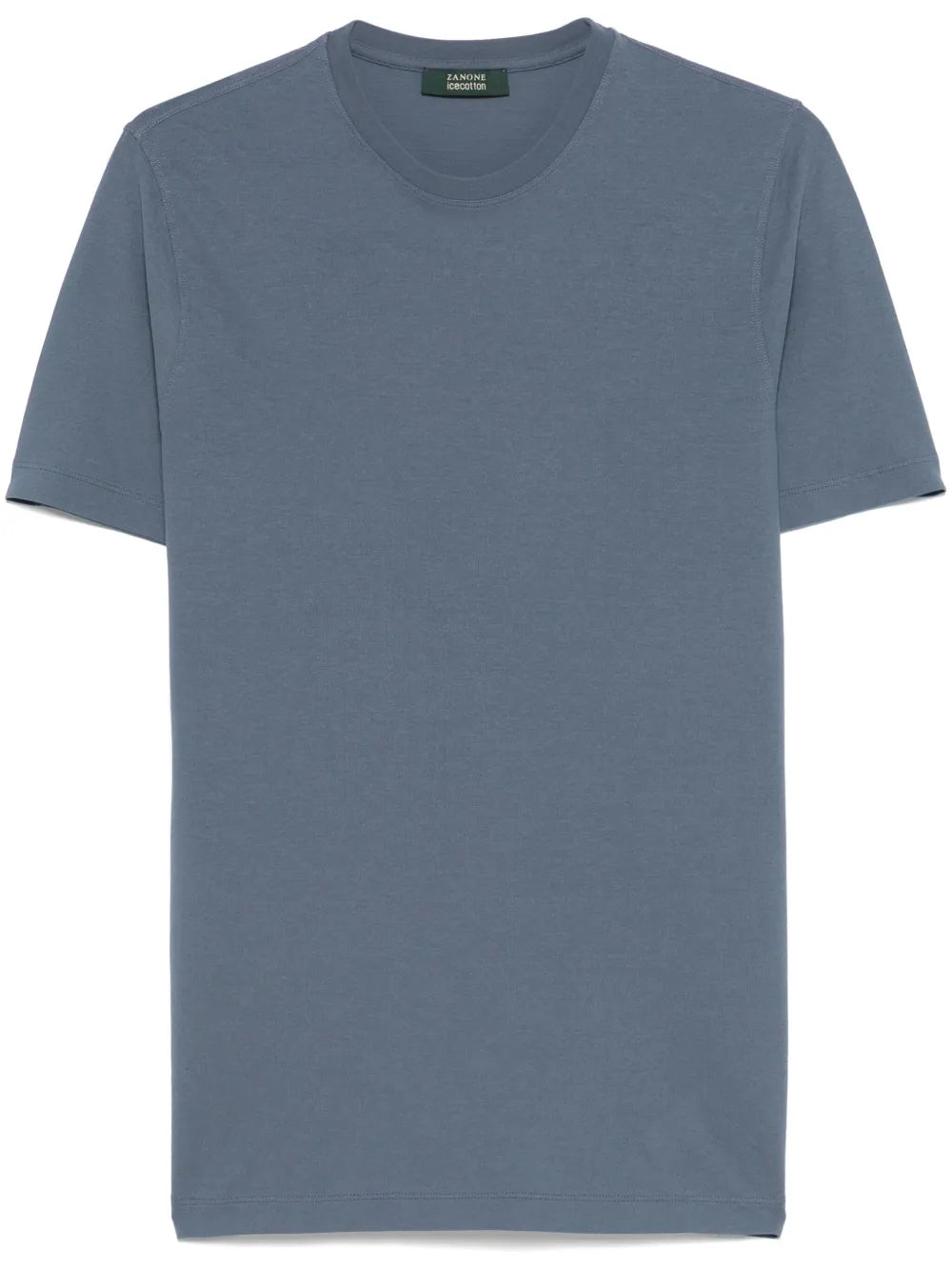 Zanone Organic Cotton T-shirt – Steel Blue