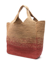 MANEBI RAFFIA MAXI TOTE BAG