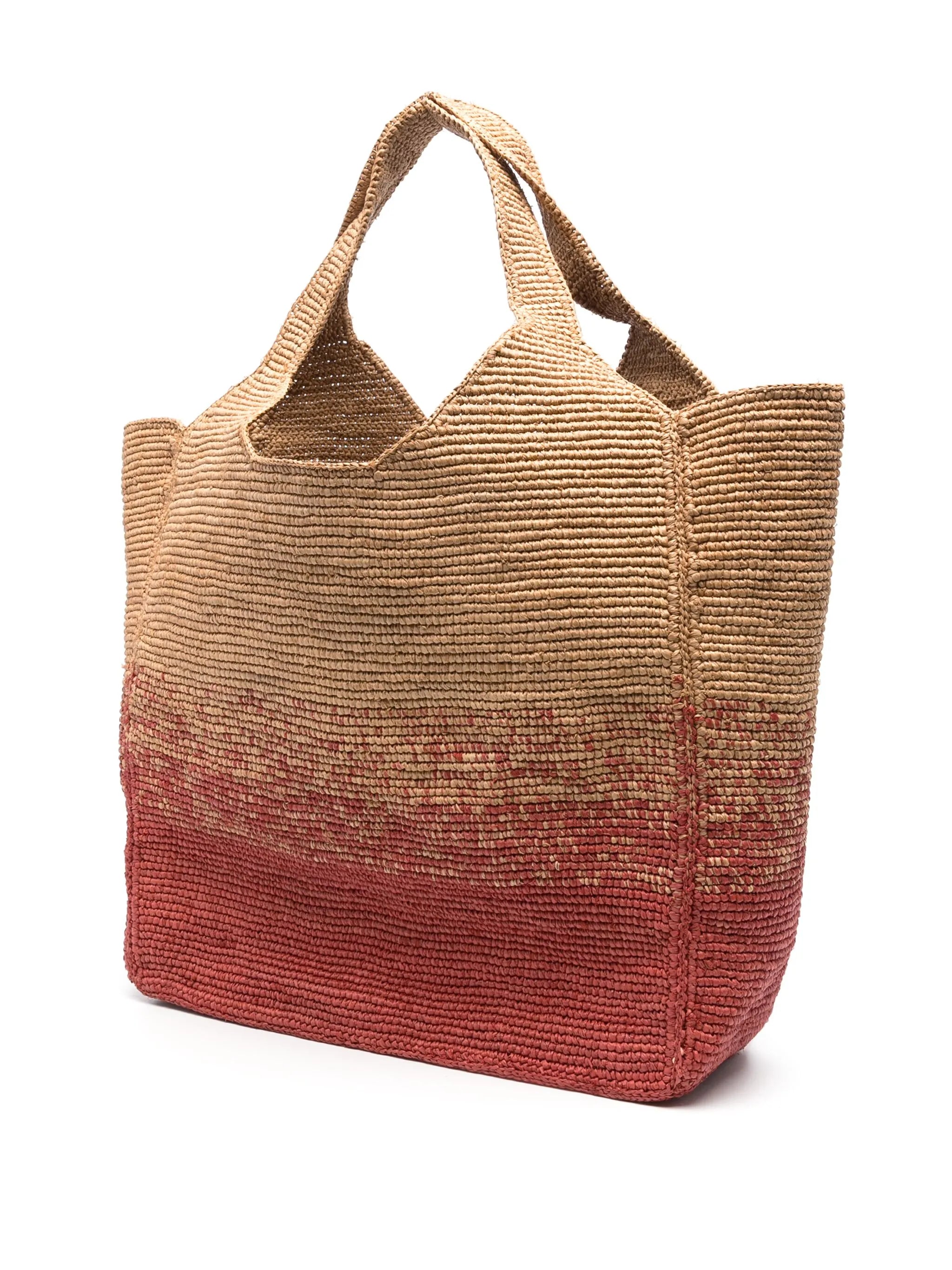 MANEBI RAFFIA MAXI TOTE BAG