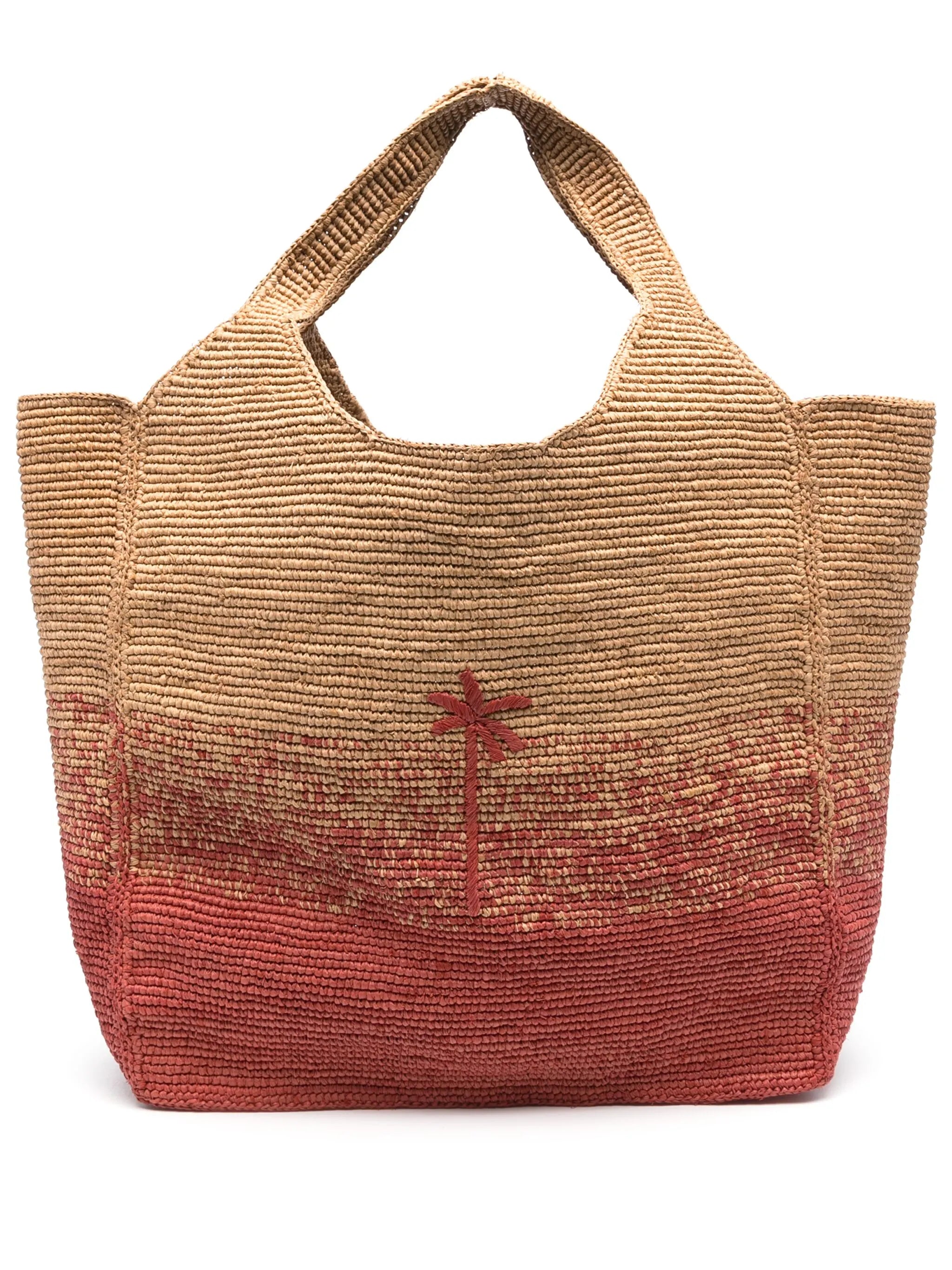 MANEBI RAFFIA MAXI TOTE BAG