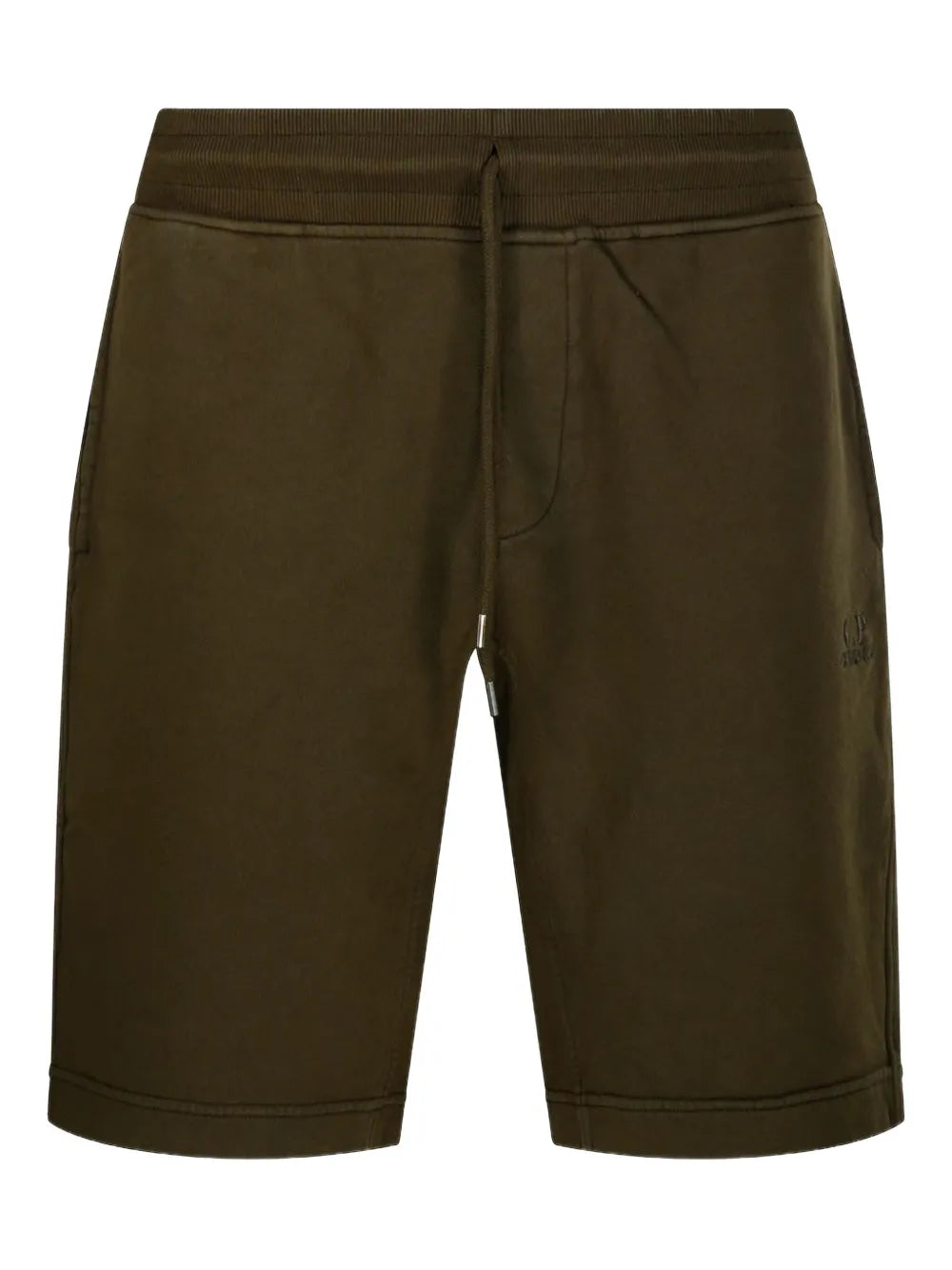 COTTON DIAGONAL FLEECE LOGO SHORTS