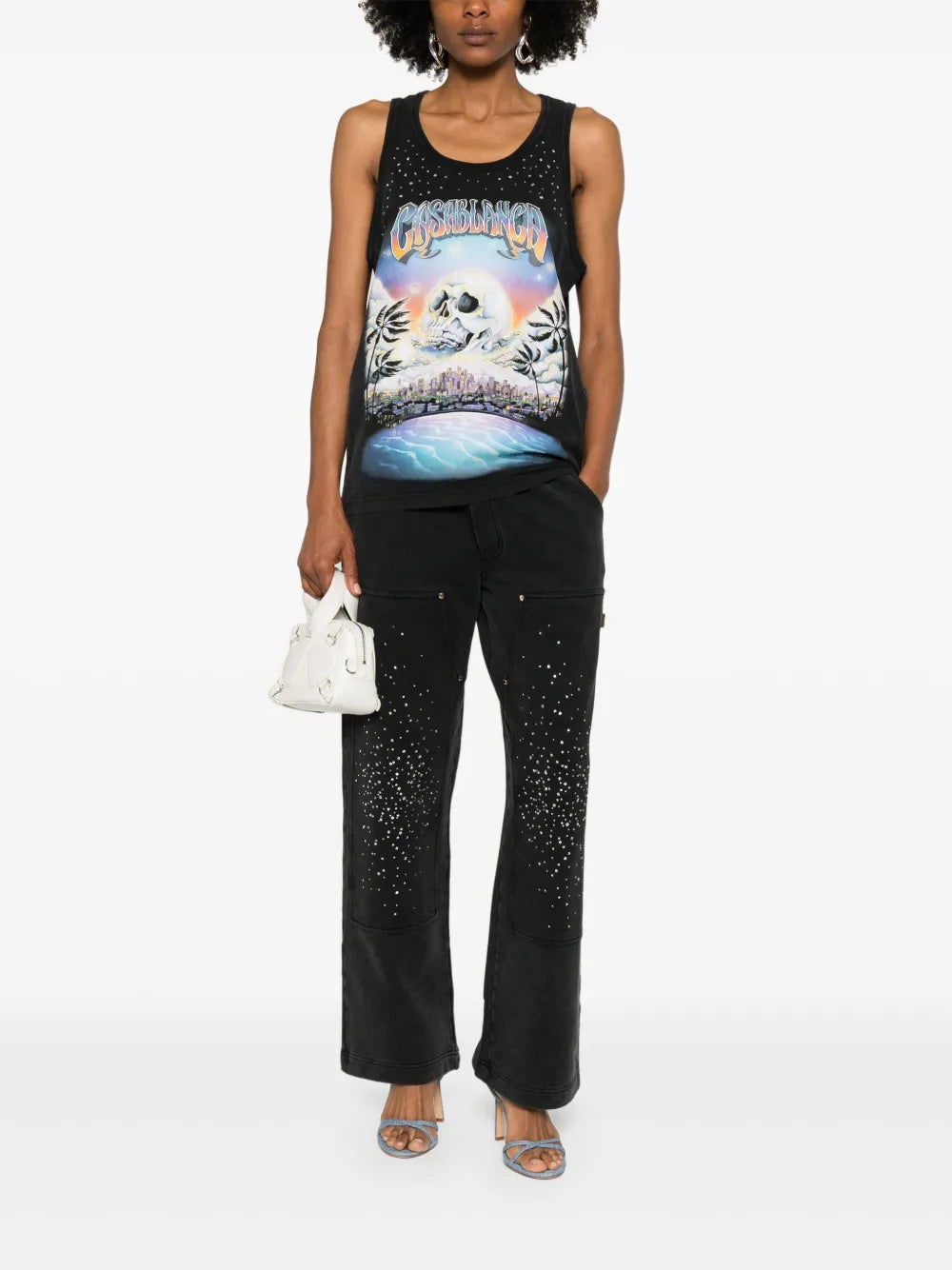 La premonition hotfix printed workwear jogger
