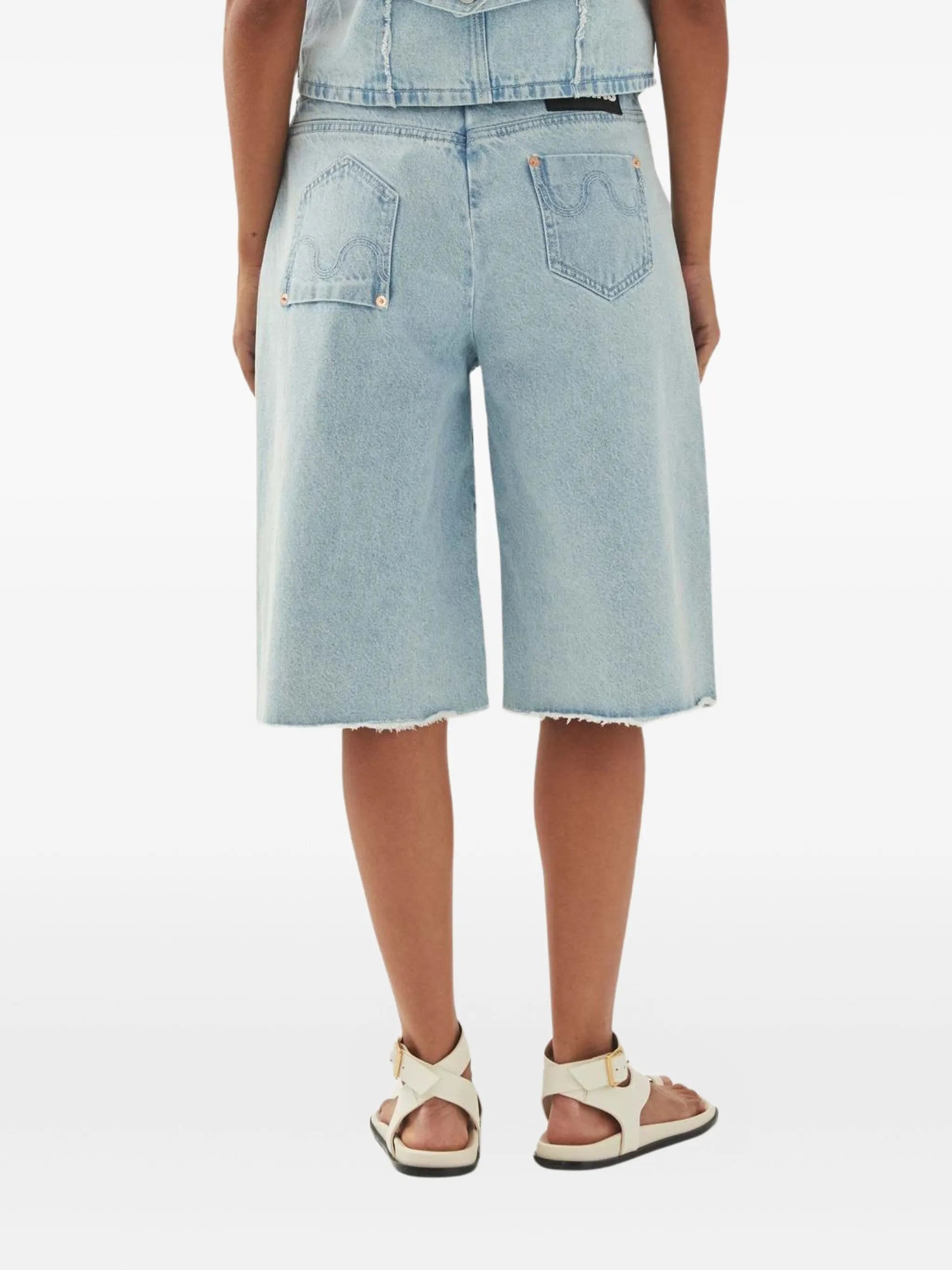 ERICA LIGHT BLUE DENIM SHORTS