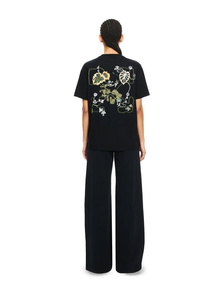 Arrow Leaves T-Shirt black beech