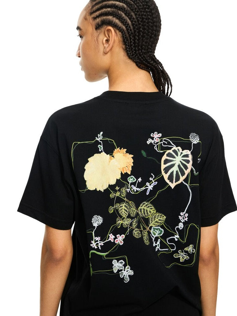 Arrow Leaves T-Shirt black beech