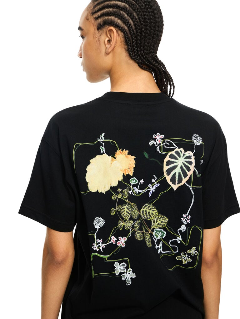 Arrow Leaves T-Shirt black beech