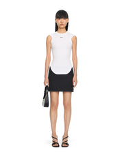 OW X Swarovski Ribbed Kat Top