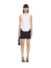 OW X Swarovski Ribbed Kat Top