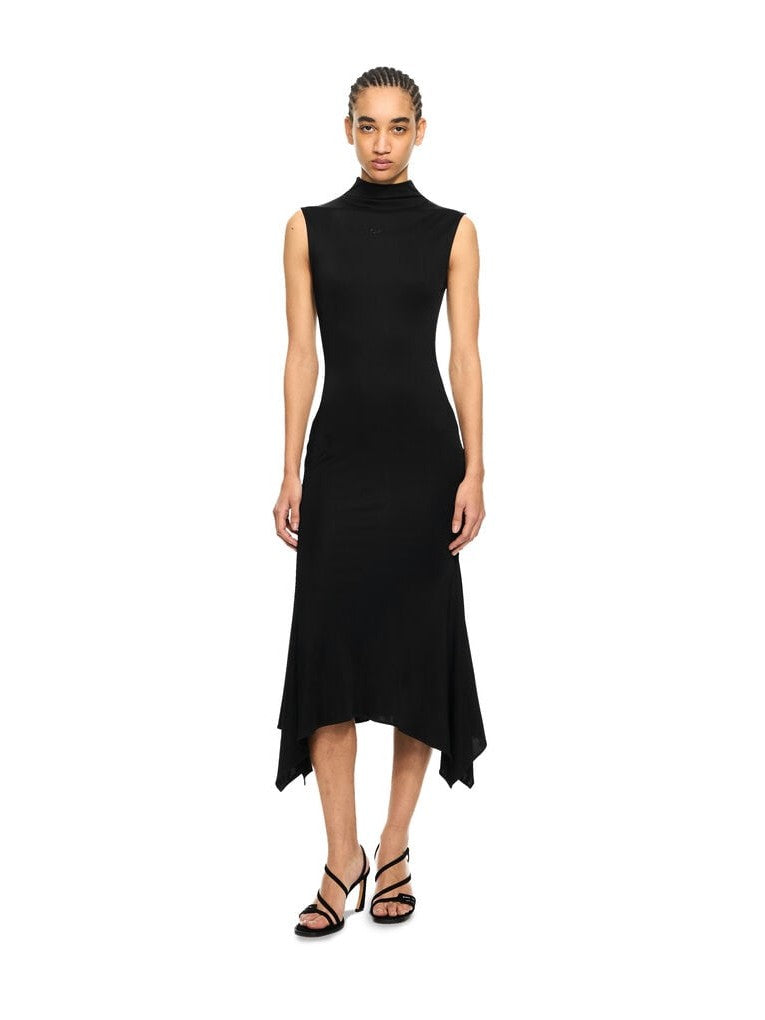 Fluid Sleeveless Midi Dress