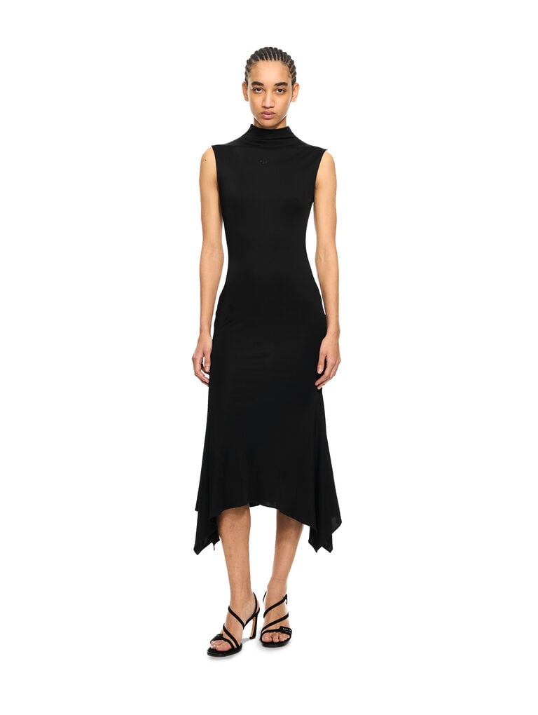 Fluid Sleeveless Midi Dress