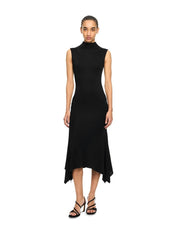 Fluid Sleeveless Midi Dress