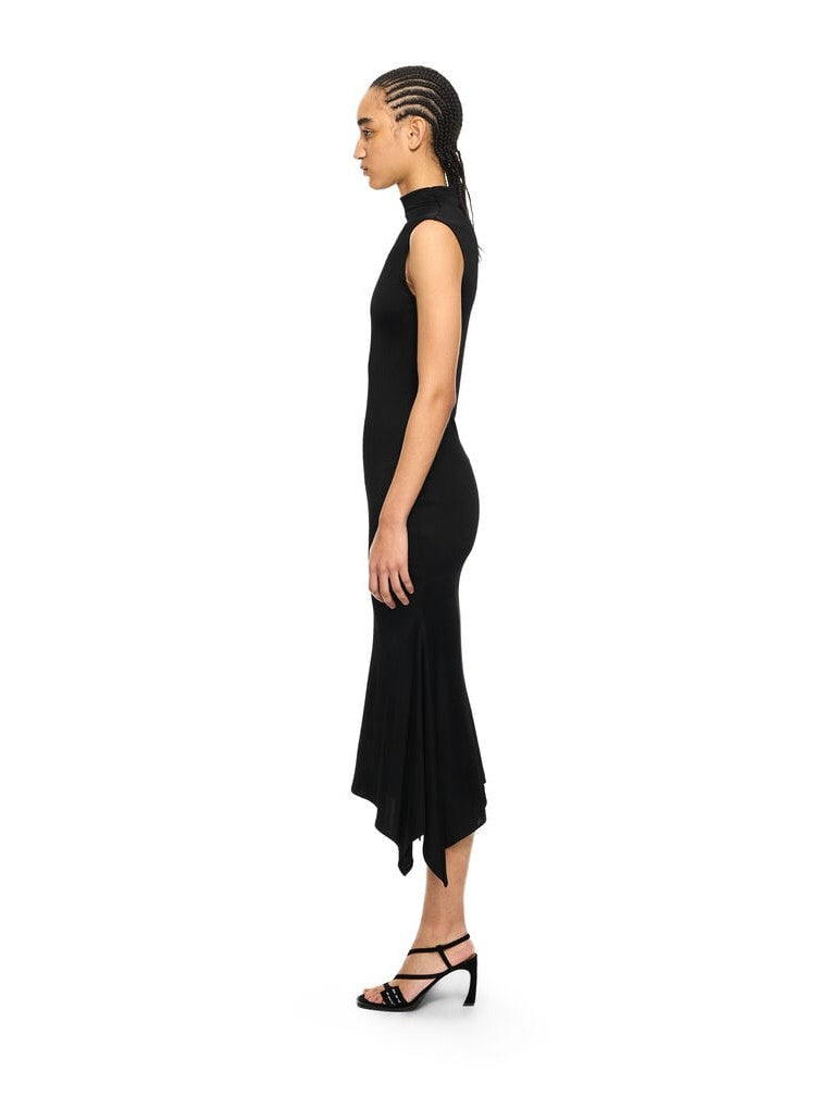 Fluid Sleeveless Midi Dress