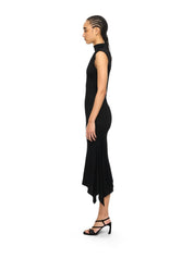 Fluid Sleeveless Midi Dress