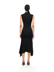 Fluid Sleeveless Midi Dress