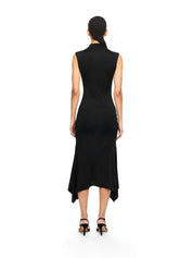 Fluid Sleeveless Midi Dress