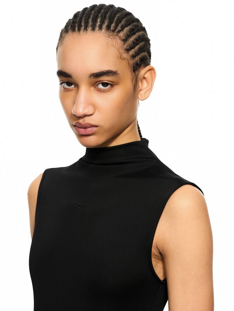 Fluid Sleeveless Midi Dress