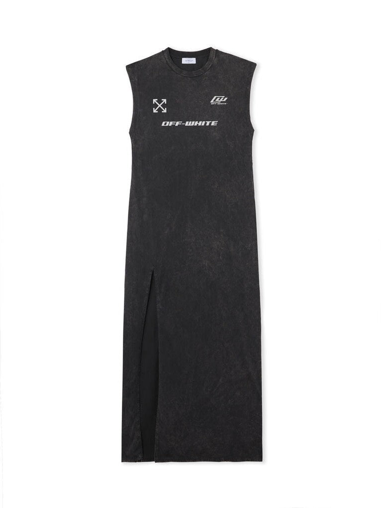 Racer Loose Jersey Dress