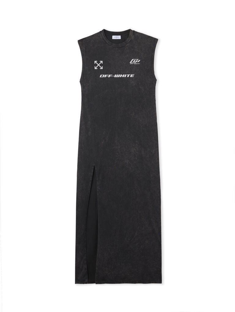 Racer Loose Jersey Dress