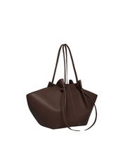 LARGE MOCHI ESPRESSO PEBBLE GRAIN LEATHER