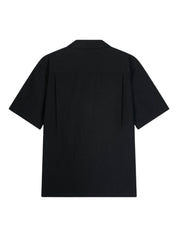 Black linen shirt