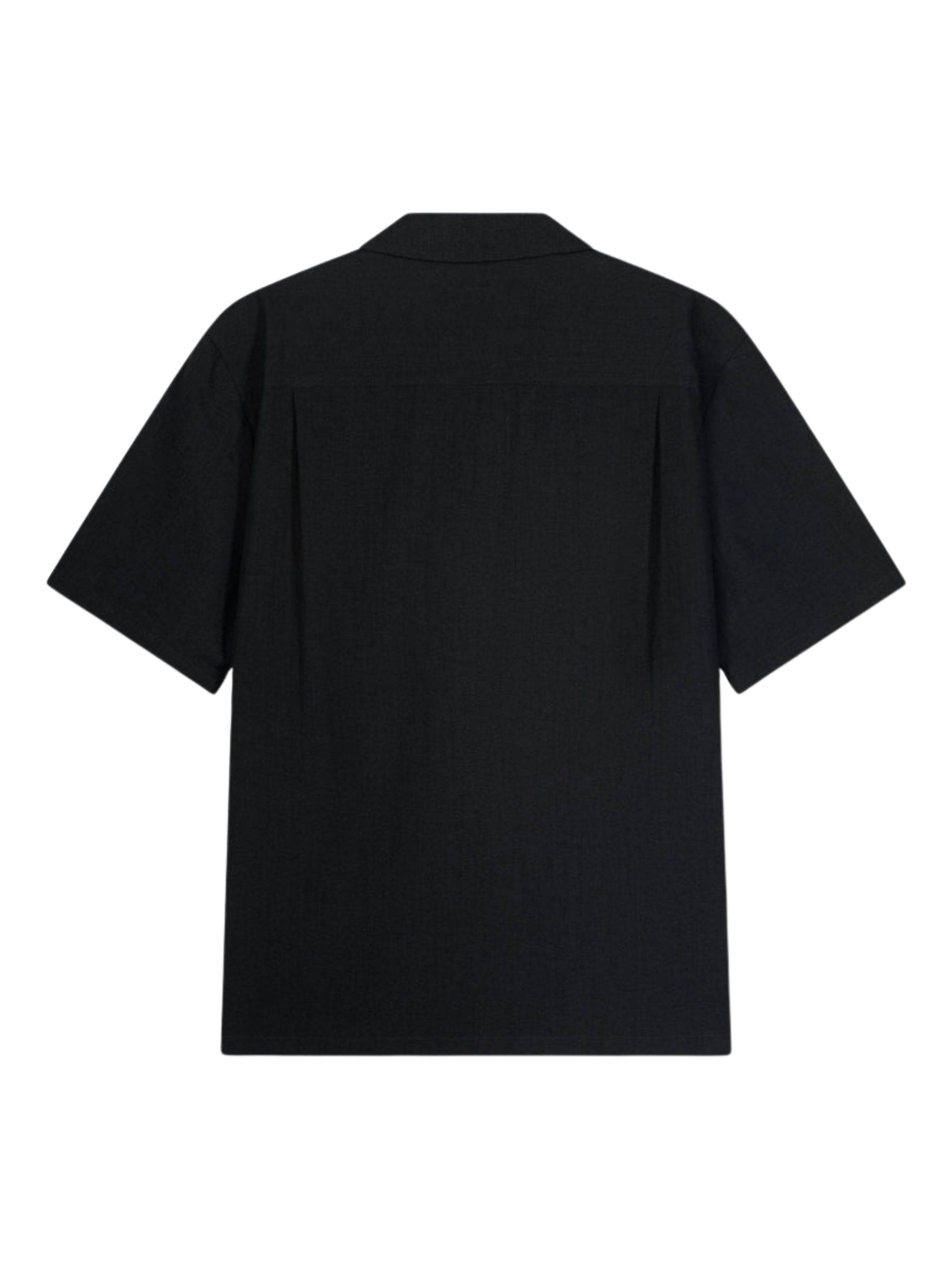 Black linen shirt