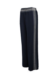 MID RISE PLACED STRIPE PULL ON PANT