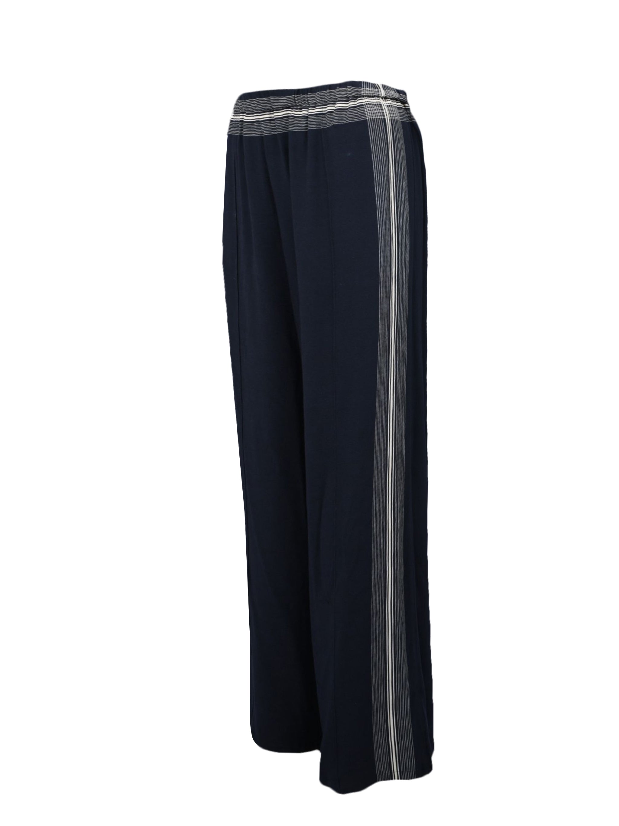 MID RISE PLACED STRIPE PULL ON PANT