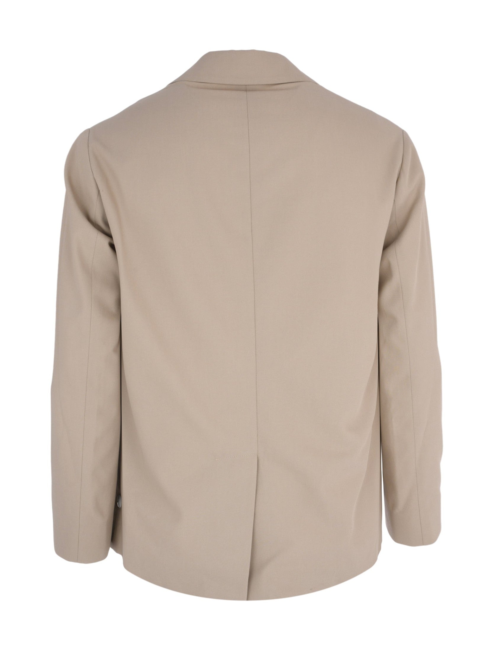 Jacket single breasted jacket patch pockets undecostructed lined comfort fit
