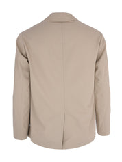 Jacket single breasted jacket patch pockets undecostructed lined comfort fit