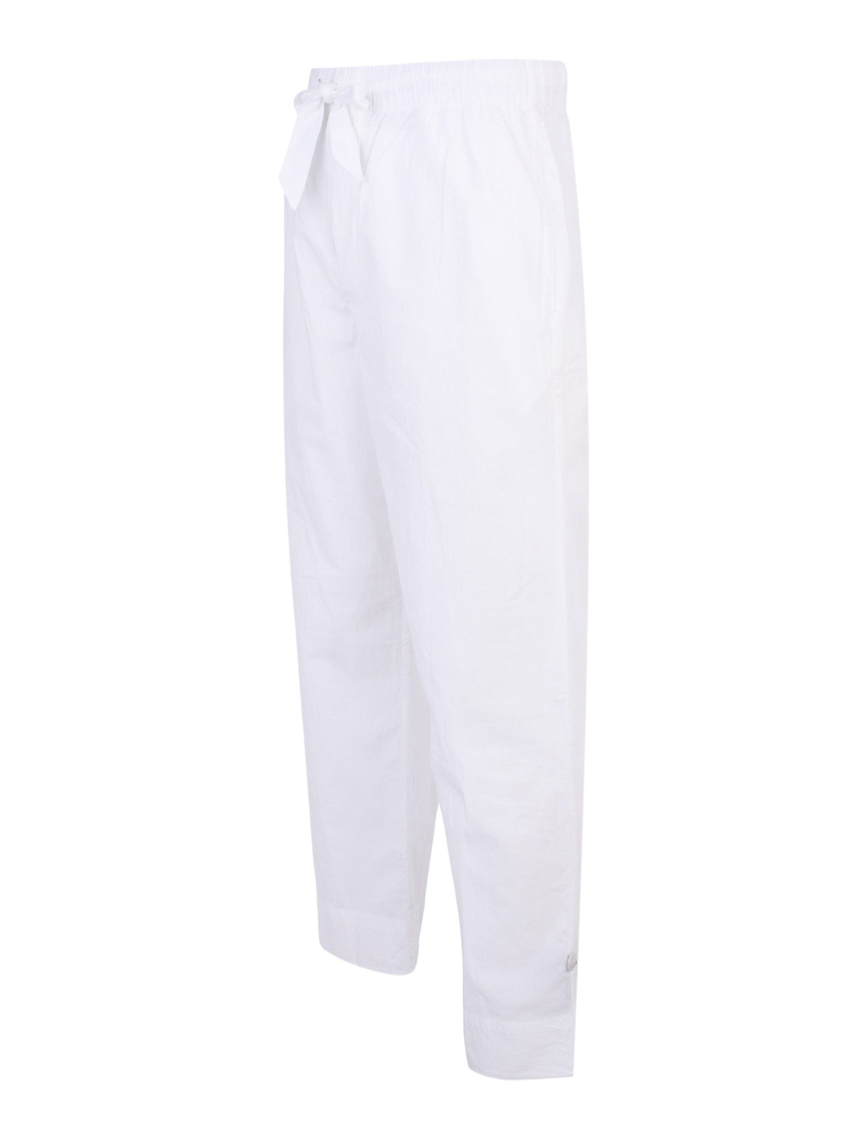 Luan cotton lyocell blend seersucker trouser