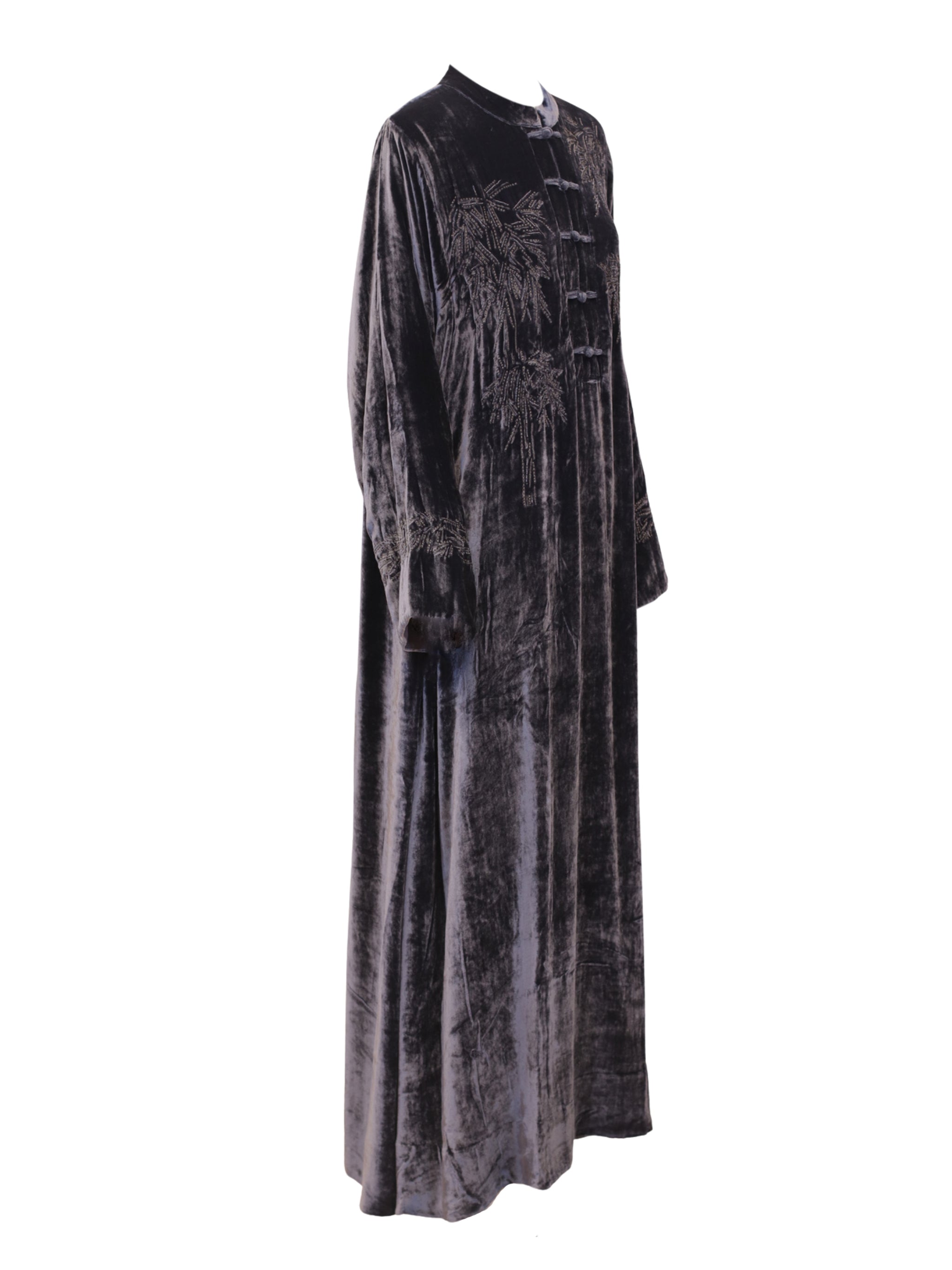 Velvet a line kaftan