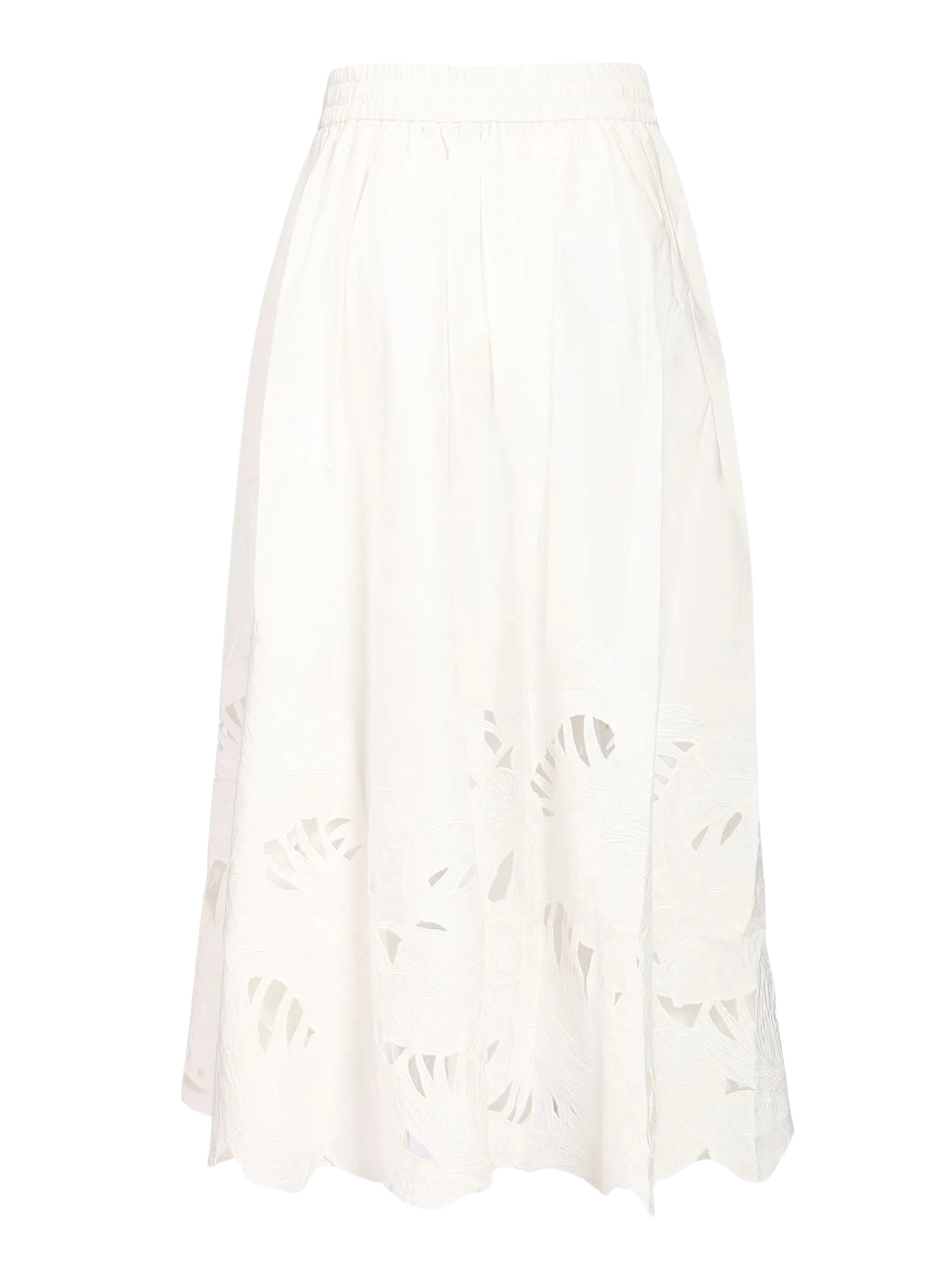 Mahon embroidered midi skirt