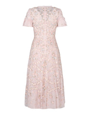 Floral waltz ankle gown