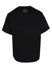 CENMAR BLACK T-SHIRT WITH A FRONT MOON PRINT